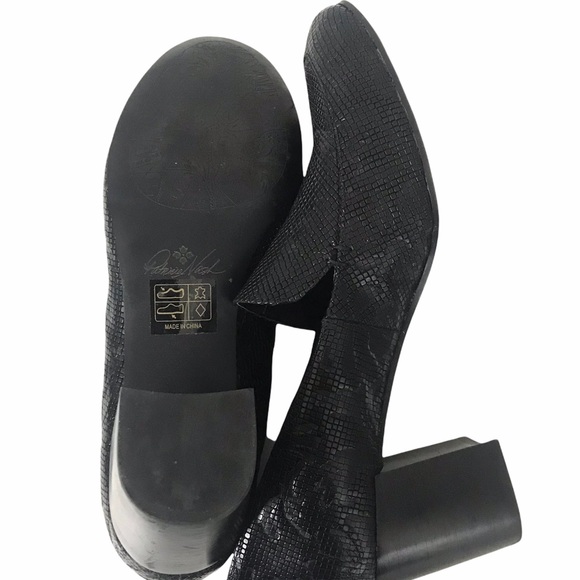 Patricia Nash Martina Loafer Pumps Black Leather - Picture 7 of 9